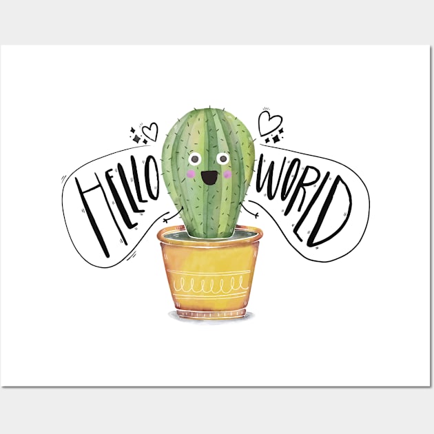 FANCY CACTUS Wall Art by CANVAZSHOP